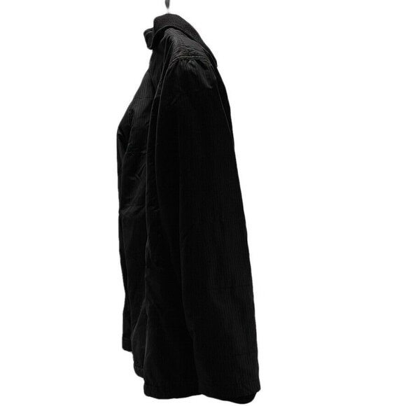 Quiksilver Mens Black Soft Shell Jacket Size Large With Zipper Closure & Soft Fl - Picture 5 of 12